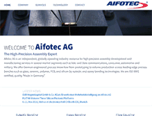 Tablet Screenshot of aifotec.com